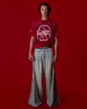 Shrapnel Boxy T-Shirt — Washed Red