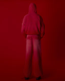Drape Heavy Brushed Hooded Parka 600GSM — Red