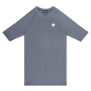 Shift Raglan Longline T-Shirt — Grey