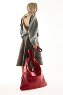 Giant Nomad 3-in-1 Leather Carry Bag — Red