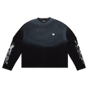 Deadletter Zip-Off Layered Longsleeve — Faded Black