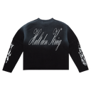 Deadletter Zip-Off Layered Longsleeve — Faded Black