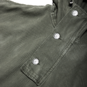 Anabaptism Oversized Washed Twill Parka — Military Green