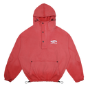 Drape Heavy Brushed Hooded Parka 600GSM — Red