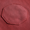 Drape Heavy Brushed Hooded Parka 600GSM — Red