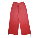 Dirge Heavy Brushed Baggy Sweatpants 600GSM — Red
