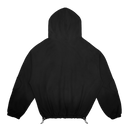 Drape Heavy Brushed Hooded Parka 600GSM — Black