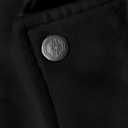 Drape Heavy Brushed Hooded Parka 600GSM — Black