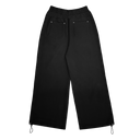 Dirge Heavy Brushed Baggy Sweatpants 600GSM — Black