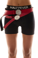 Signal Leather Belt — Red