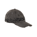 Thorns Cap — Washed Grey (Black Embroidery)