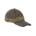 Thorns Cap — Washed Grey (Gold Embroidery)